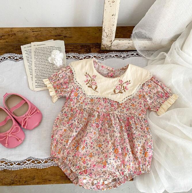 子供服★ロンパース★連体服★韓国風子供服★ベビー★花柄★可愛い★66-90CM