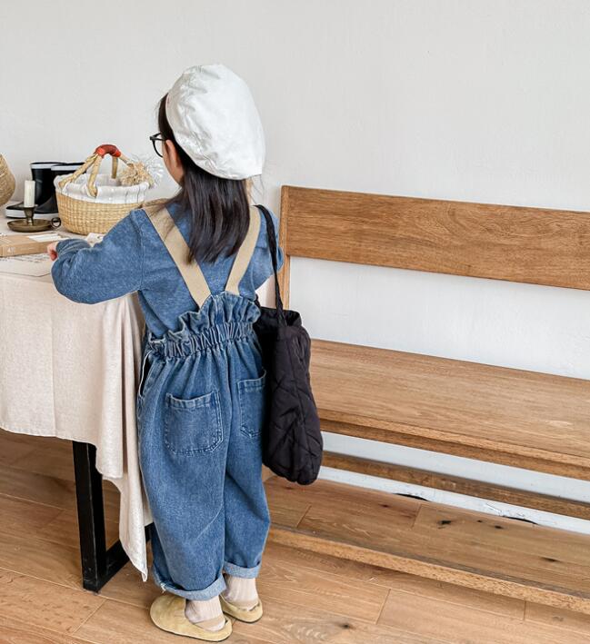 2023★春秋新作★韓国風子供服★サロペット★2色80-130CM