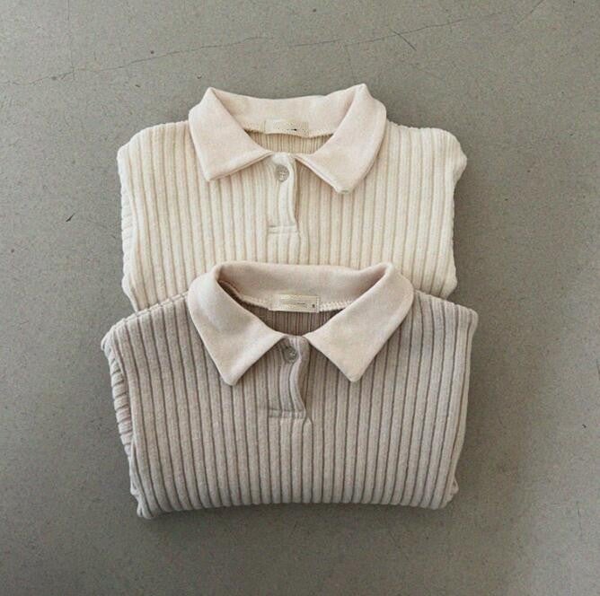 2023★春秋新作★韓国風ベビー服★トップス★厚手★2色73-100CM