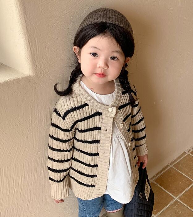 2023★春秋新作★韓国風子供服★カーディガン★80-130CM