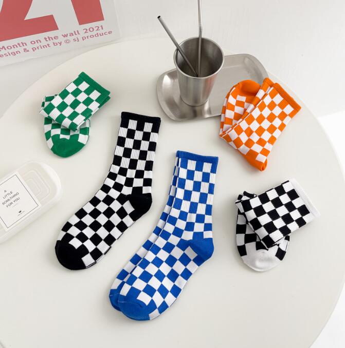 靴下★レデイース★ソックス★大人用★メンズ★チェック柄★多色