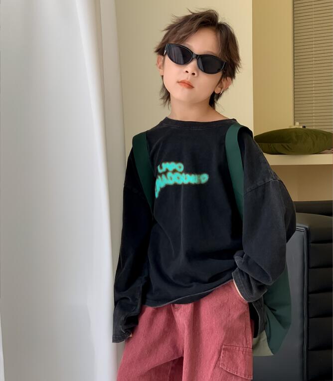 2023★春秋新作★韓国風子供服★Tシャツ★2色90-150CM