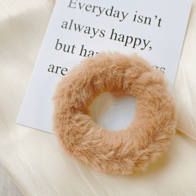 秋冬新作 超人気の髪飾り ガール レディース ヘアゴム リングゴム ボアシュシュ ヘアオーナメント