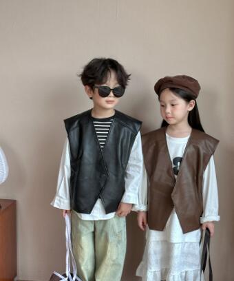 2023★春秋新作★韓国風子供服★トップス★ベスト★90-140CM