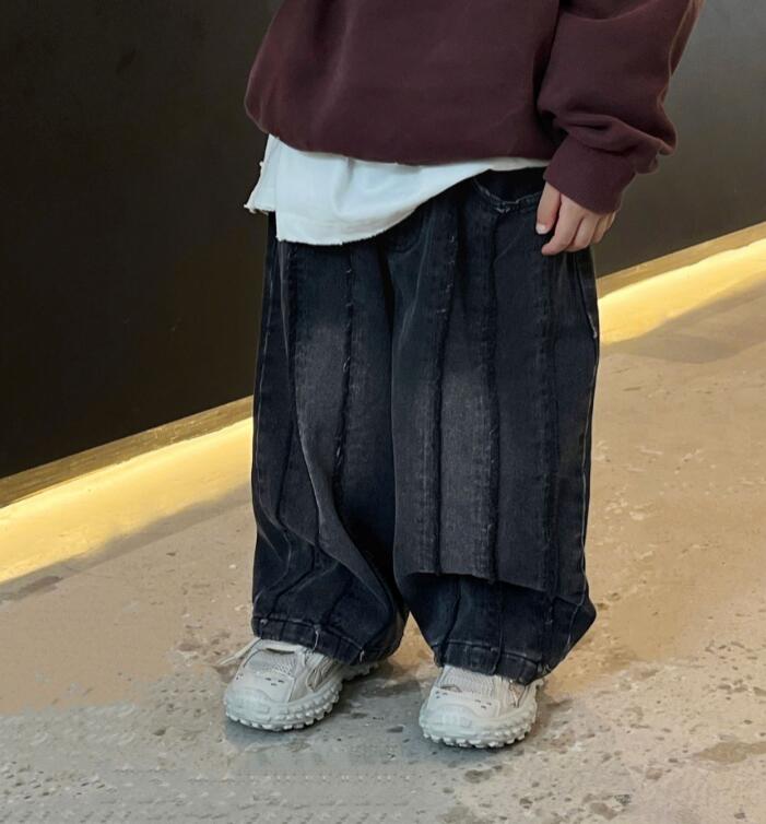 2023★春秋新作★韓国風子供服★ジーンズ★90-140CM