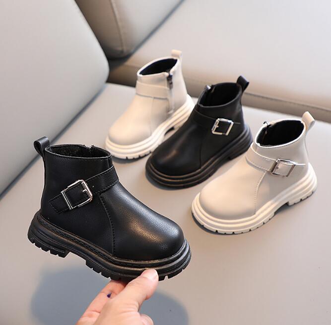 靴★子供靴★シューズ★キッズ★無地★男女兼用★ショートブーツ★2色★26-36#