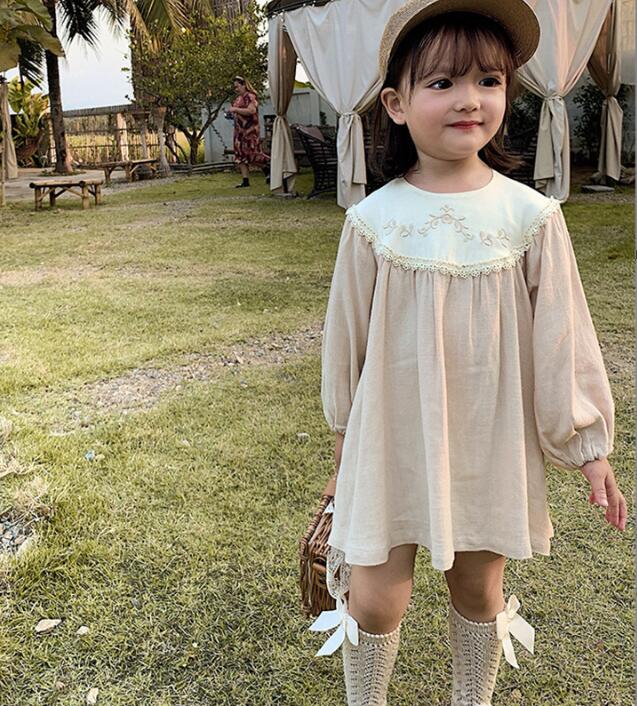 2023★春秋新作★韓国風子供服★ワンピース★2色90-130CM