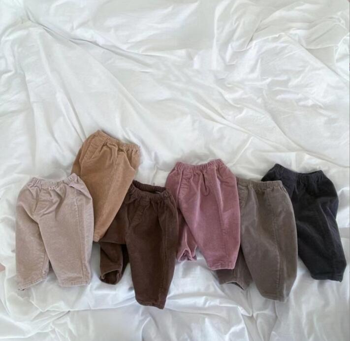 2023★春秋新作★韓国風子供服★コーデュロイ★ズボン★5色73-100CM