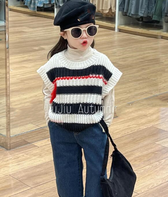 2023秋新作★キッズ服　トップス&ニットベスト&ズボン★80-130★