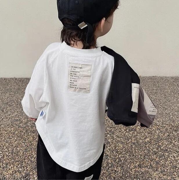 2023★春秋新作★韓国風子供服★Tシャツ★2色90-140CM