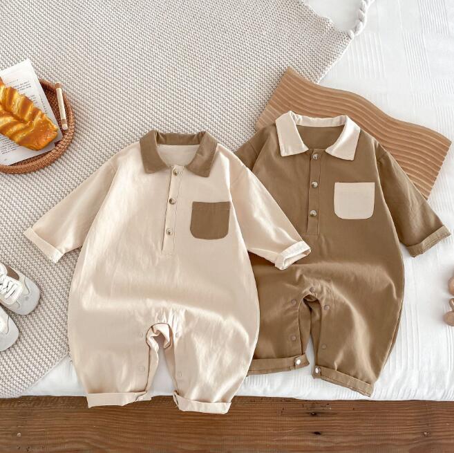 「2023秋」子供服★ロンパース★連体服★韓国風子供服★ベビー★男女兼用★2色★66-90CM