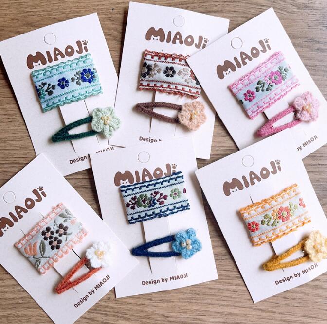 髪飾り★まとめ髪用★ヘアアクセサリー★子供用★キッズ★ヘアピン★2枚入り★可愛い★多色