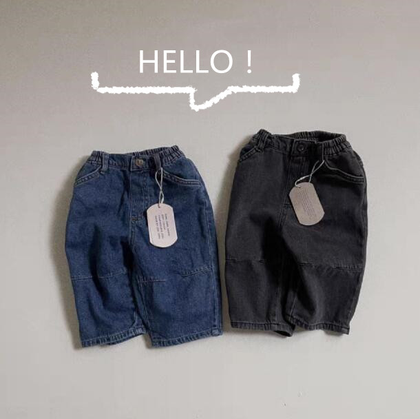 「2023秋」子供服★ズボン★ボトムス★韓国風子供服★男女兼用★ジーンズ★3色★73-100CM