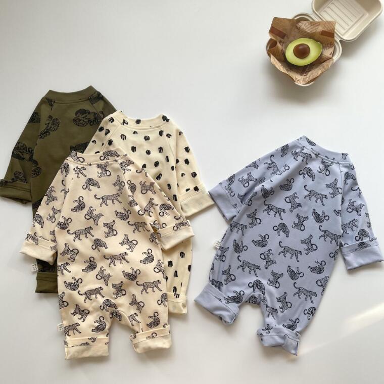 「2023秋」子供服★ロンパース★連体服★韓国風子供服★ベビー★長袖★4色★66-90CM