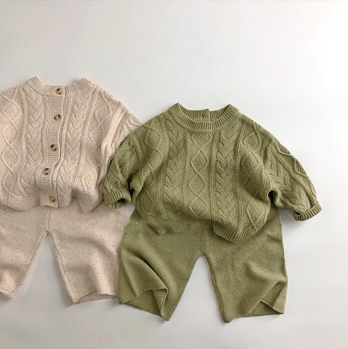 2023★春秋新作★韓国風子供服★カーディガン★ズボン★分けて販売