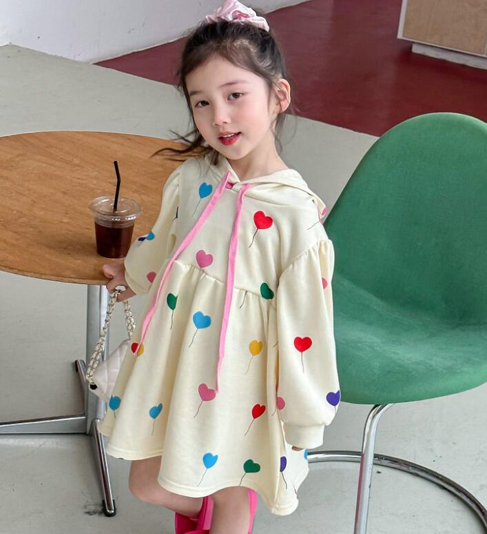 2023★春秋新作★韓国風子供服★ワンピース★7-15