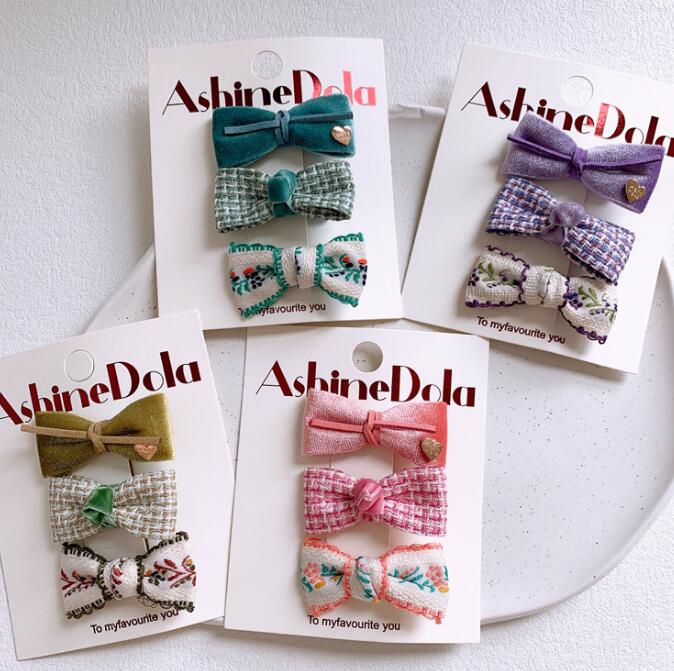 髪飾り★まとめ髪用★ヘアアクセサリー★子供用★キッズ★ヘアピン★3枚入り★多色