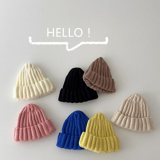 「2023秋冬」子供用★帽子★キッズ★ベビー★ニット帽子★男女兼用★暖かい★防寒★7色