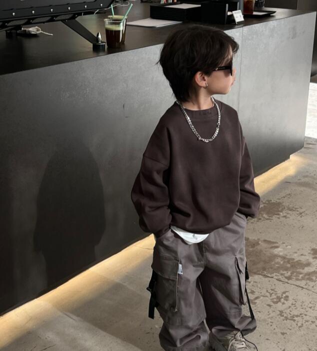 2023★春秋新作★韓国風子供服★スウェット★トレーナー★2色90-140CM