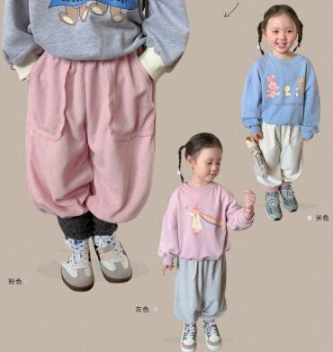 2023秋新品W★子供服　ズボン★80-140cm★3色