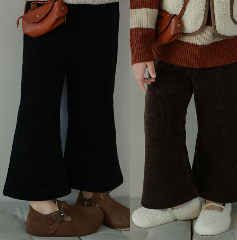 2023秋冬新品★子供服　厚手ズボン★100-140cm★2色