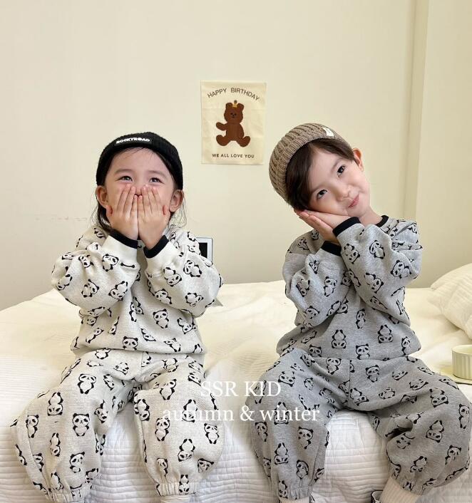 2023秋冬★子供服　セットアップ★90-130cm★2色