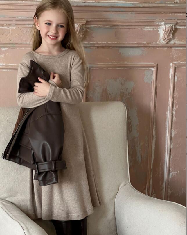 2023★春秋新作★韓国風子供服★ワンピース★90-130CM