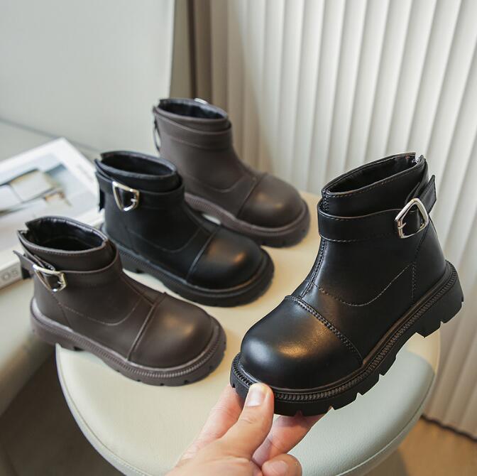 「2023秋」靴★子供靴★シューズ★キッズ★男女兼用★ショートブーツ★2色★26-36#
