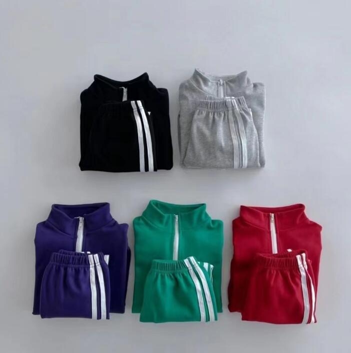 2023★春秋新作★韓国風子供服★トップス+ズボン2セット★5色73-120CM