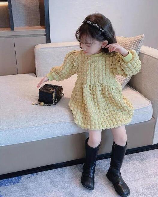 2023★春秋新作★韓国風子供服★ワンピース★2色90-150CM