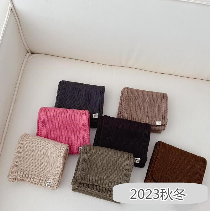 「2023秋冬」★子供用★マフラー★防寒★襟巻き★スカーフ★男女兼用★暖かい★7色