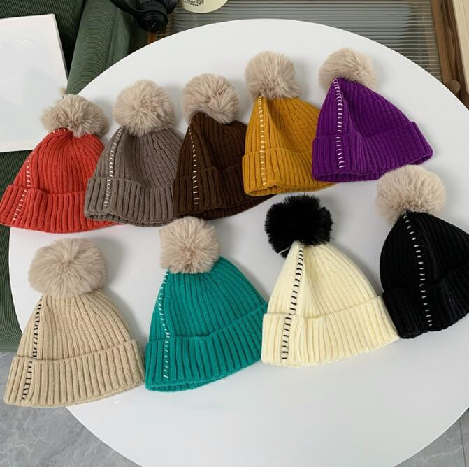 子供用★帽子★キッズ★男女兼用★韓国風★ニット帽子★暖かい★可愛い★9色