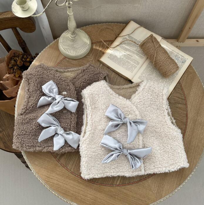 2023★秋冬新作★韓国風ベビー服★チョッキ★2色66-90CM