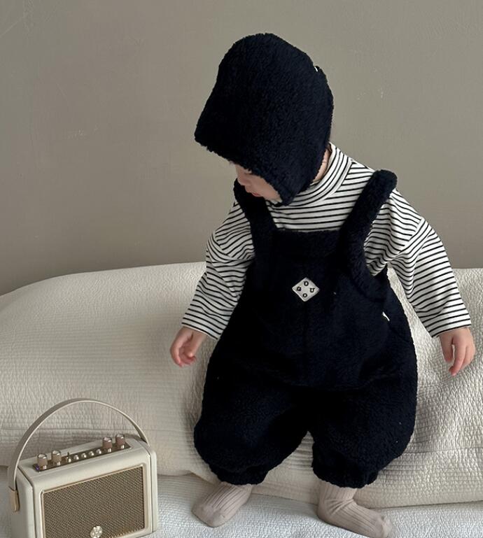 2023年秋冬★ベビー服　連体服+帽子&トップス分けて★66-100cm★2色