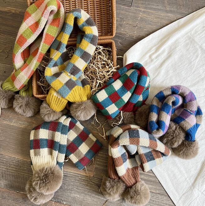 子供用★マフラー★防寒★襟巻き★スカーフ★キッズ女の子★暖かい★6色