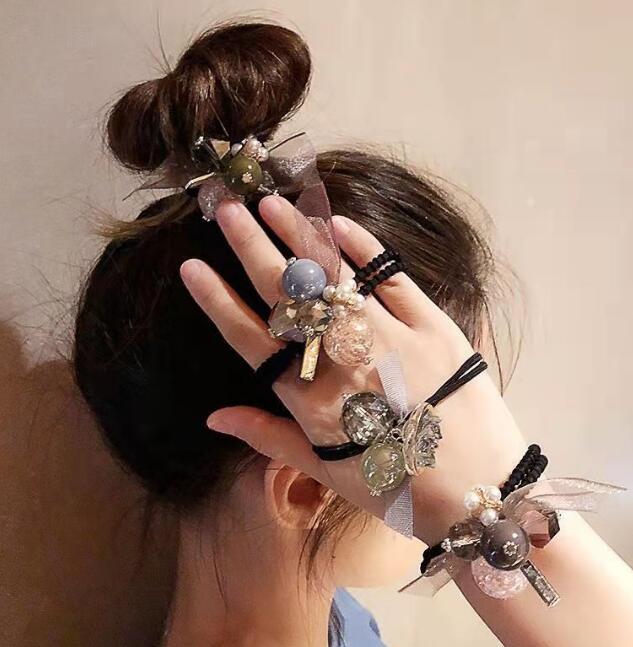 髪飾り★まとめ髪用★ヘアアクセサリー★レディース★ヘアゴム★多色