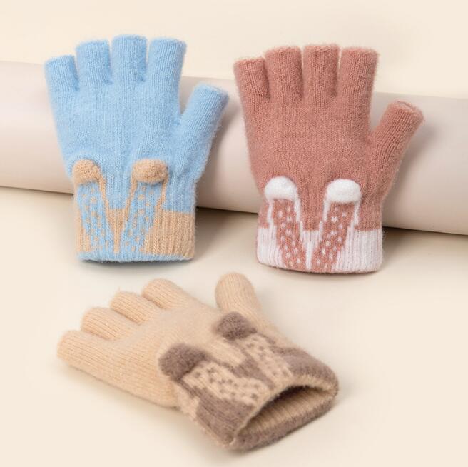 手袋★子供用手袋★男女兼用★防寒★キッズ★暖かい★可愛い★5色