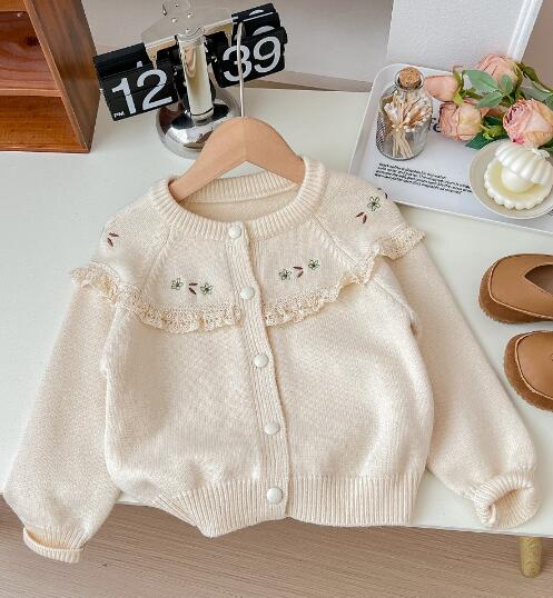 子供服★トップス★カーディガン★ニット★韓国風子供服★キッズ女の子★90-140CM