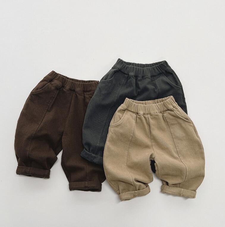 2023★秋冬新作★韓国風子供服★ズボン★3色80-130CM