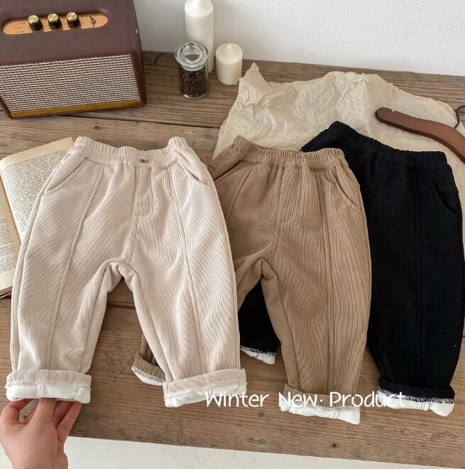 子供服★ズボン★ボトムス★裏起毛★韓国風子供服★キッズ★男女兼用★3色★80-130CM