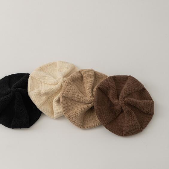 子供用★帽子★キッズ★ベレー帽★韓国風★男女兼用★無地★4色