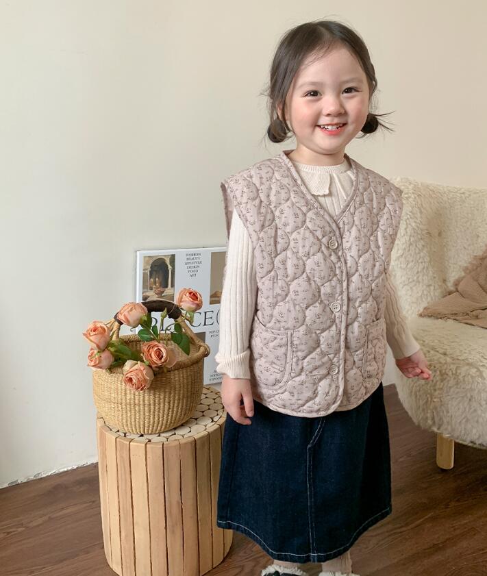 2023★春秋新作★韓国風子供服★トップス★スカート★チョッキ★分けて販売★80-140CM