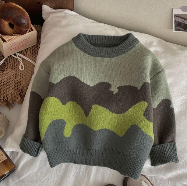 子供服★トップス★ニット★セーター★韓国風子供服★キッズ男の子★90-140CM