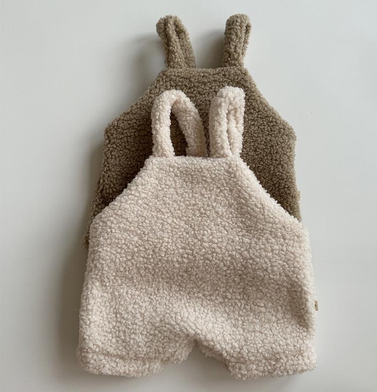 2023★秋冬新作★韓国風ベビー服★サロペット★厚手★2色66-90CM