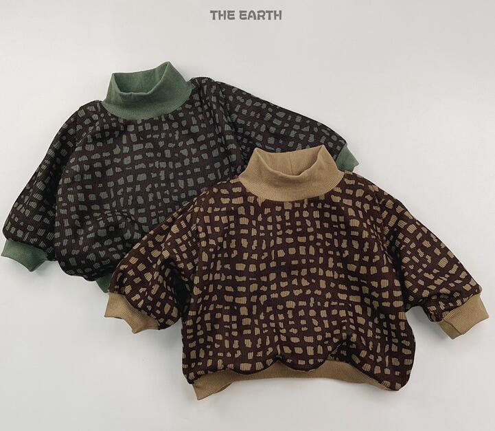 2023冬新品★子供服　裏起毛付きトップス★80-130cm★2色