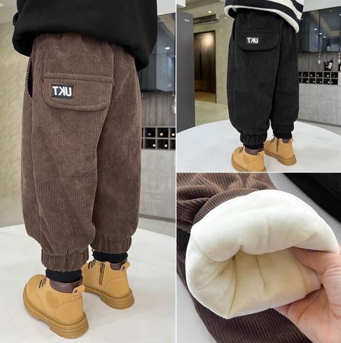 2023秋冬★子供服　厚手ズボン★90-140cm★2色