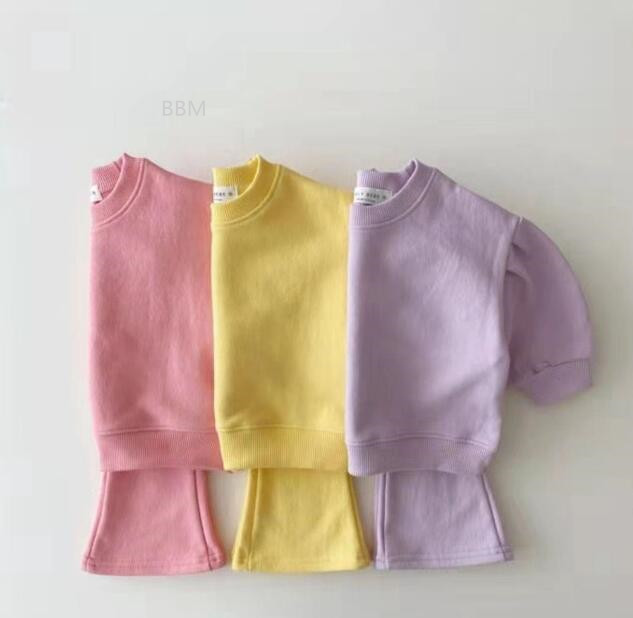2023★春秋新作★韓国風ベビー服★トップス+ズボン★セットアップ★3色73-100CM