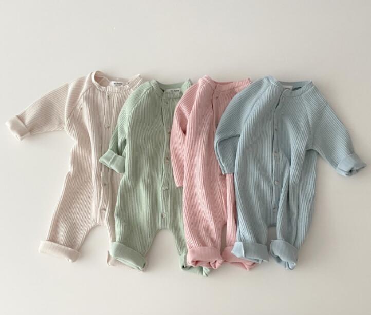 2023★春秋新作★韓国風子供服★ロンパース★4色66-100CM