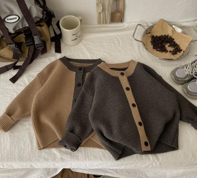 2023年冬★子供服　セーター　カーディガン★90-140cm★2色