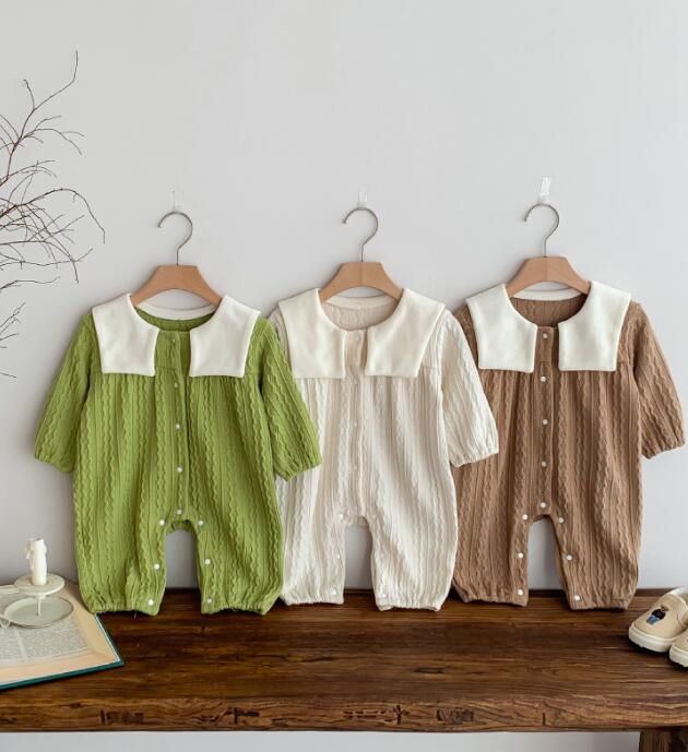 2023★春秋新作★韓国風ベビー服★ロンパース★3色66-100CM